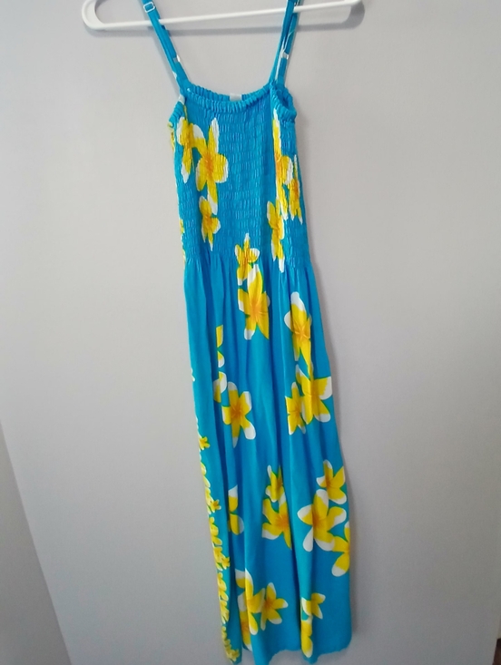 Dresses & Skirts - Fun Floral Halter Maxi Dress Womens Small/Medium Resortwear Beach Vacation